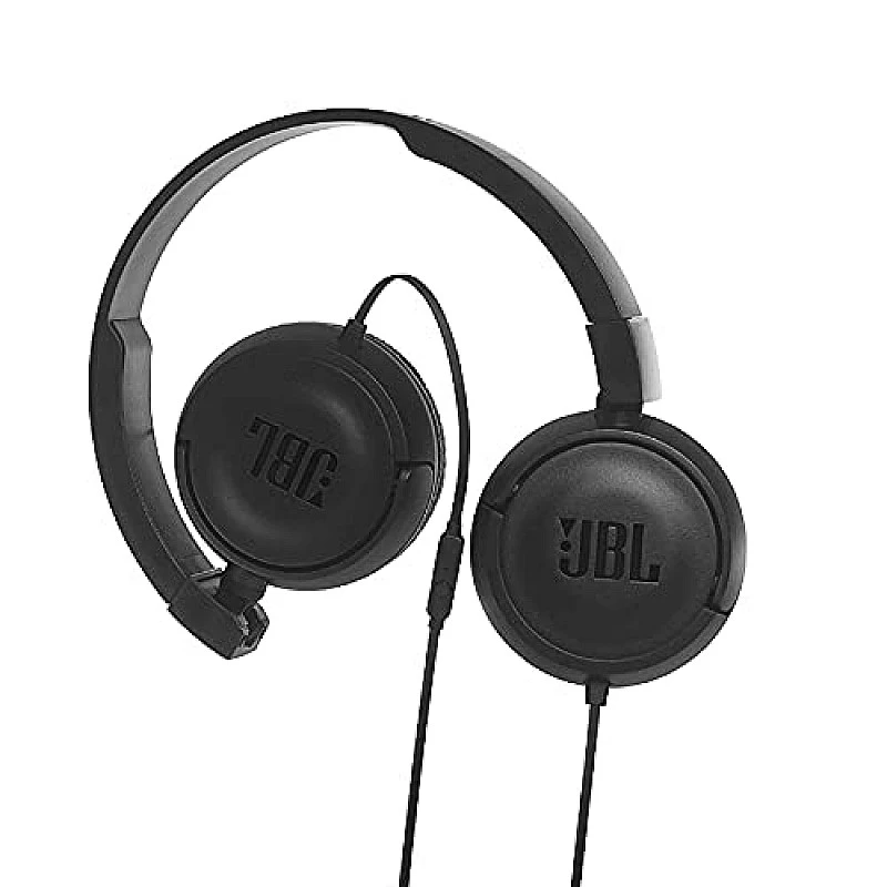 JBL T450 by Harman Extra Bass On-Ear Headphones with Mic (Black) JBL T450 by Harman Extra Bass On-Ear Headphones with Mic (Black)