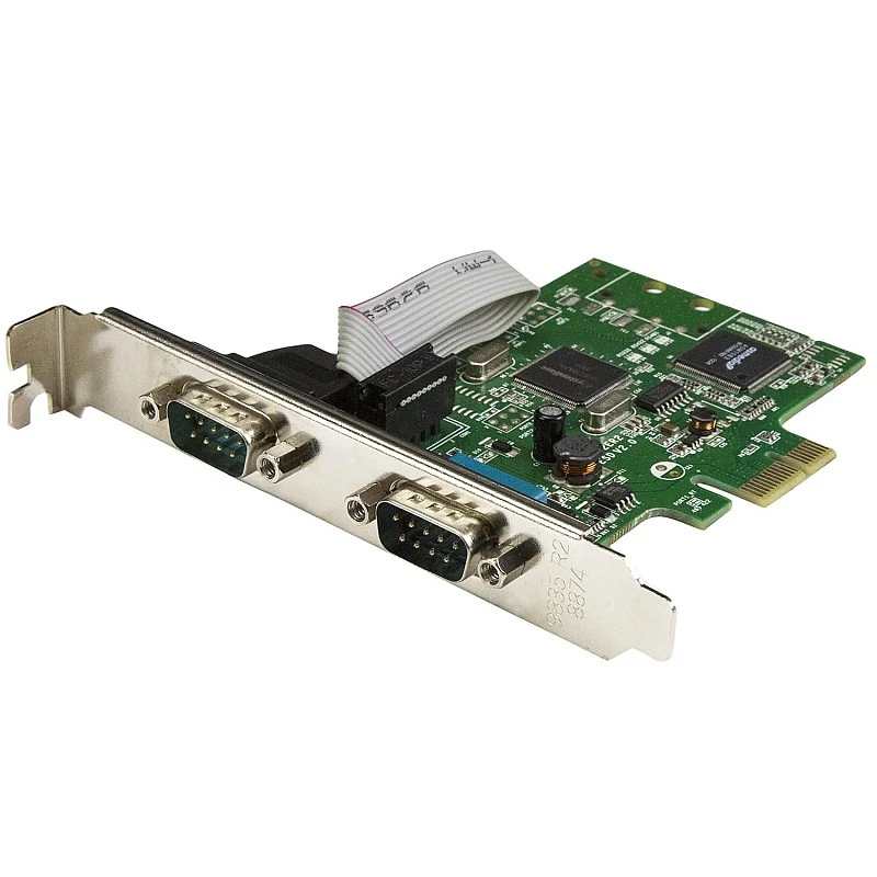 StarTech.com PCI Express Serial Card – 2 Port – Dual Channel 16C1050 UART – Serial Expansion Card StarTech.com PCI Express Serial Card – 2 Port – Dual Channel 16C1050 UART – Serial Expansion Card