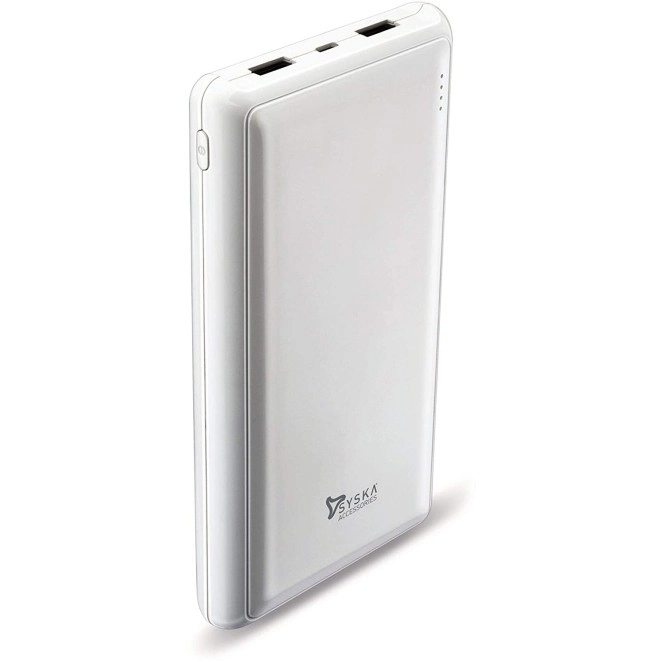 Syska 20000 mAh Li-Polymer Power Pro200 Power Bank (White) 