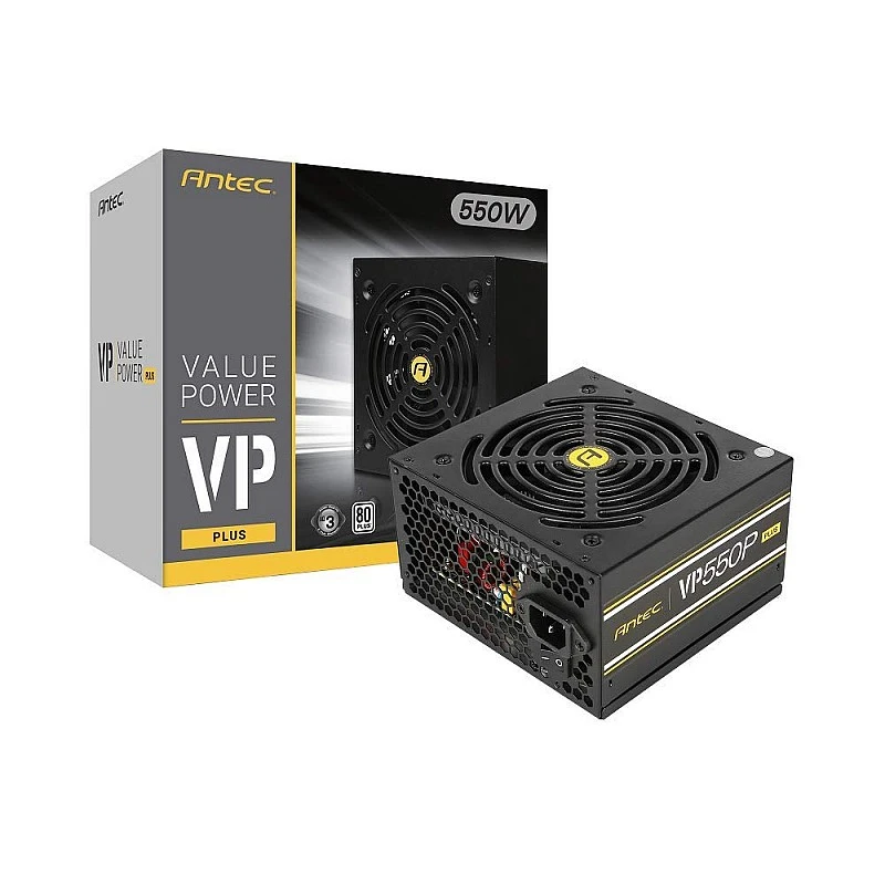 Antec VP550P Plus 550 Watt 80 Plus Non-Modular Gaming Power Supply Antec VP550P Plus 550 Watt 80 Plus Non-Modular Gaming Power Supply