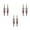 C&E CNE47166 10 FT(3 M) 3.5mm Aux Male to Male Audio Cable Grey C&E CNE47166 10 FT(3 M) 3.5mm Aux Male to Male Audio Cable Grey