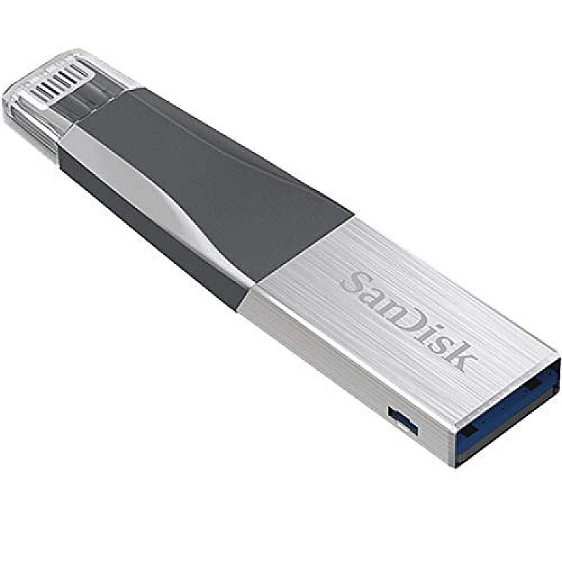 SanDisk iXpand Mini 64GB USB 3.0 Flash Drive for iPhone and Computer SanDisk iXpand Mini 64GB USB 3.0 Flash Drive for iPhone and Computer