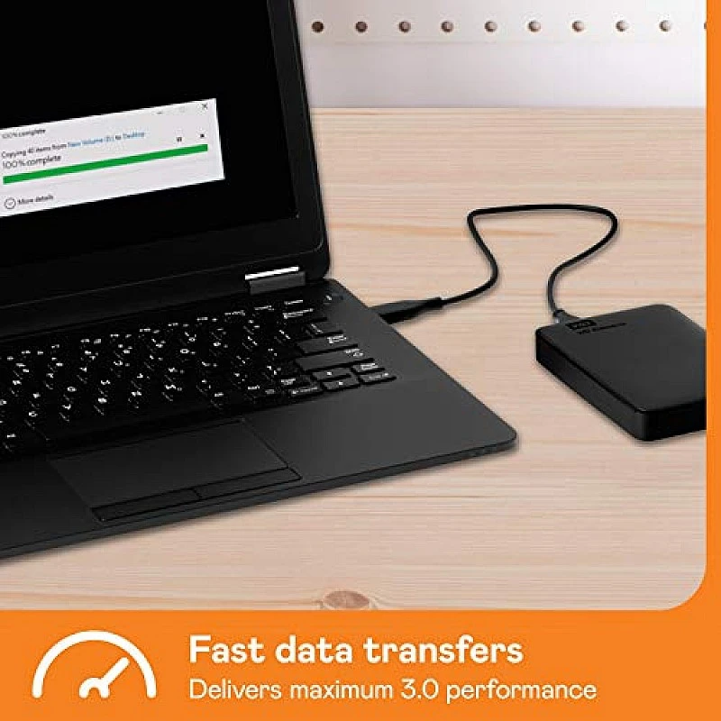 WD Elements 1.5TB Portable External Hard Drive, USB 3.0, Compatible with PC, Mac, PS4 & Xbox - (WDBU6Y0015BBK-WESN) WD Elements 1.5TB Portable External Hard Drive, USB 3.0, Compatible with PC, Mac, PS4 & Xbox - (WDBU6Y0015BBK-WESN)
