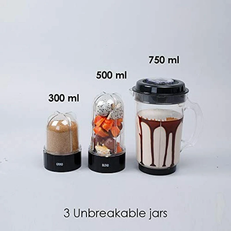 Wonderchef Nutri-blend Juicer, Mixer, Grinder, Blender & Smoothie Maker 22000 RPM, 400W Black Wonderchef Nutri-blend Juicer, Mixer, Grinder, Blender & Smoothie Maker 22000 RPM, 400W Black