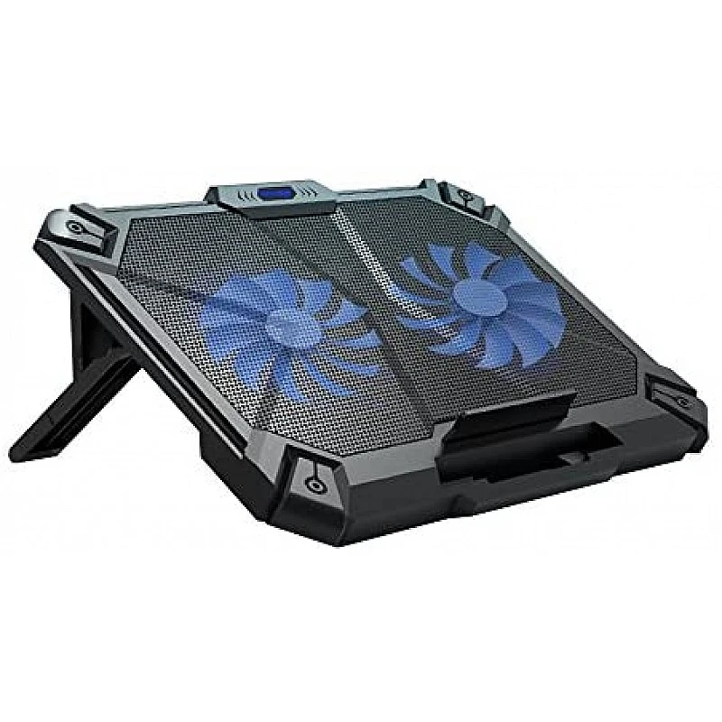 Cosmic Byte Comet Laptop Cooling Pad, Dual 120 mm Fans, LED Lights, Fan Speed Adjustment, USB Ports, Support Upto 17" Laptops (Blue) Cosmic Byte Comet Laptop Cooling Pad, Dual 120 mm Fans, LED Lights, Fan Speed Adjustment, USB Ports, Support Upto 17" Laptops (Blue)