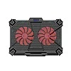 Cosmic Byte Comet Laptop Cooling Pad, Dual 140 mm, USB Ports, Support Upto 17" Laptops (Red) Cosmic Byte Comet Laptop Cooling Pad, Dual 140 mm, USB Ports, Support Upto 17" Laptops (Red)