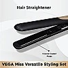 VEGA VHSS-03 Miss Versatile Styling Set Straightener, Curler & Dryer Gift Combo Black VEGA VHSS-03 Miss Versatile Styling Set Straightener, Curler & Dryer Gift Combo Black