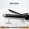 VEGA VHSS-03 Miss Versatile Styling Set Straightener, Curler & Dryer Gift Combo Black VEGA VHSS-03 Miss Versatile Styling Set Straightener, Curler & Dryer Gift Combo Black