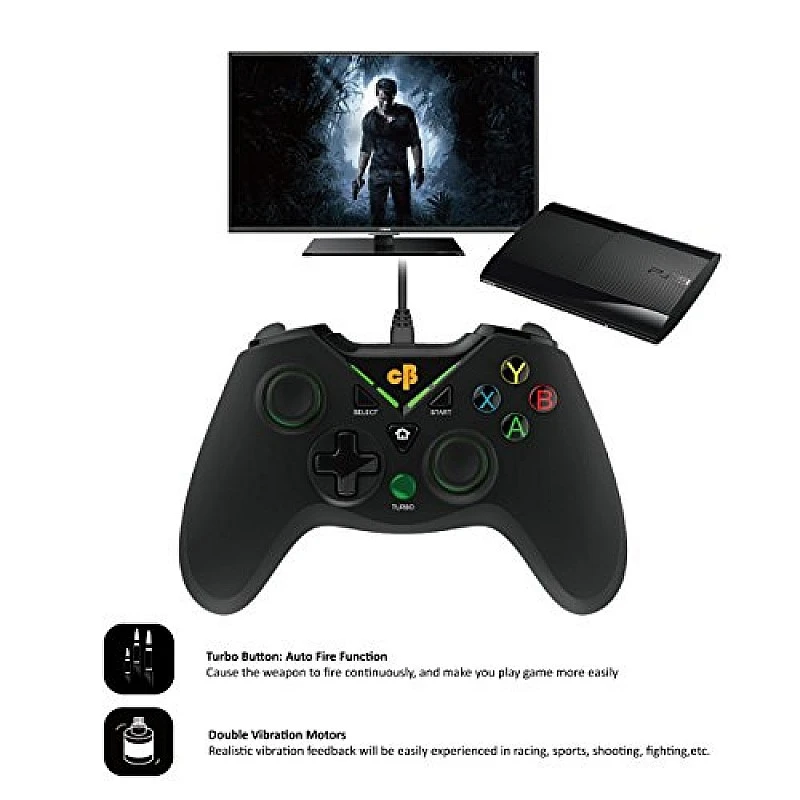 Cosmic Byte C1070T Interstellar Wired Gamepad for PC PS3 Android support for Windows Cosmic Byte C1070T Interstellar Wired Gamepad for PC PS3 Android support for Windows