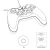 Cosmic Byte C3070W 2.4G Wireless Gamepad for PC PS3 Rubberized Texture Black