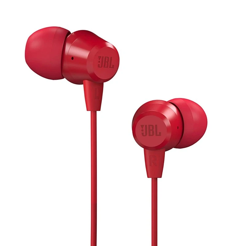 JBL T50HI in-Ear Wired Headphone with Noise Isolation Mic (Red) JBL T50HI in-Ear Wired Headphone with Noise Isolation Mic (Red)