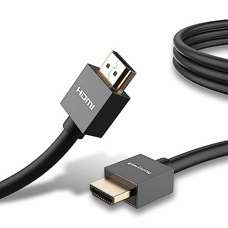 Honeywell High-Speed HDMI v2.0 Cable with Ethernet, 18 GBPS Transmission Speed, Supports 3D/4K@60Hz Ultra HD Resolution, - 3 Meter Honeywell High-Speed HDMI v2.0 Cable with Ethernet, 18 GBPS Transmission Speed, Supports 3D/4K@60Hz Ultra HD Resolution, - 3 Meter