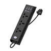 Portronics Power Plate II Extension Board - 1500W - 3 USB Ports, 3 Power Sockets, Overload Protection, Eco-Friendly, 2M Cord Length(Black) Portronics Power Plate II Extension Board - 1500W - 3 USB Ports, 3 Power Sockets, Overload Protection, Eco-Friendly, 2M Cord Length(Black)