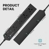 Portronics Power Plate II Extension Board - 1500W - 3 USB Ports, 3 Power Sockets, Overload Protection, Eco-Friendly, 2M Cord Length(Black) Portronics Power Plate II Extension Board - 1500W - 3 USB Ports, 3 Power Sockets, Overload Protection, Eco-Friendly, 2M Cord Length(Black)
