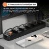 Portronics Power Plate II Extension Board - 1500W - 3 USB Ports, 3 Power Sockets, Overload Protection, Eco-Friendly, 2M Cord Length(Black) Portronics Power Plate II Extension Board - 1500W - 3 USB Ports, 3 Power Sockets, Overload Protection, Eco-Friendly, 2M Cord Length(Black)