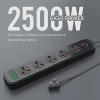 Portronics Power Plate II Extension Board - 1500W - 3 USB Ports, 3 Power Sockets, Overload Protection, Eco-Friendly, 2M Cord Length(Black) Portronics Power Plate II Extension Board - 1500W - 3 USB Ports, 3 Power Sockets, Overload Protection, Eco-Friendly, 2M Cord Length(Black)
