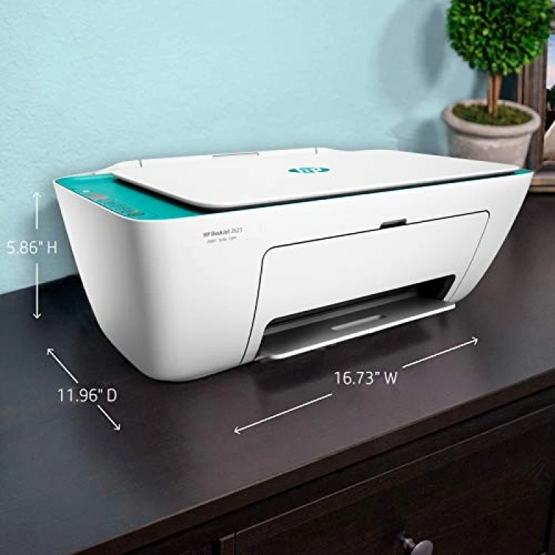 HP DeskJet 2623 All-in-One Wireless Colour Inkjet Printer White with Voice-Activated Printing Compatible with Alexa and Google Assistant HP DeskJet 2623 All-in-One Wireless Colour Inkjet Printer White with Voice-Activated Printing Compatible with Alexa and Google Assistant