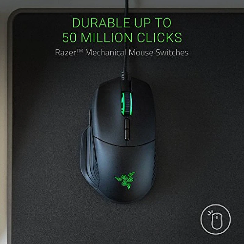 Razer Basilisk Ergonomic FPS Wired Gaming Mouse Razer Basilisk Ergonomic FPS Wired Gaming Mouse