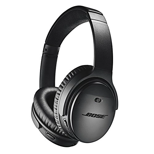 Bose QuietComfort 35 II Wireless Bluetooth Headphones, Noise-Cancelling, with Alexa Voice Control - Black- Bose QuietComfort 35 II Wireless Bluetooth Headphones, Noise-Cancelling, with Alexa Voice Control - Black-