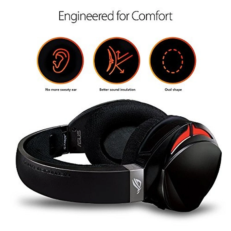ASUS ROG Strix Fusion 300 Virtual 7.1 LED Gaming Headset with Microphone for PC/Mobile/Console ASUS ROG Strix Fusion 300 Virtual 7.1 LED Gaming Headset with Microphone for PC/Mobile/Console
