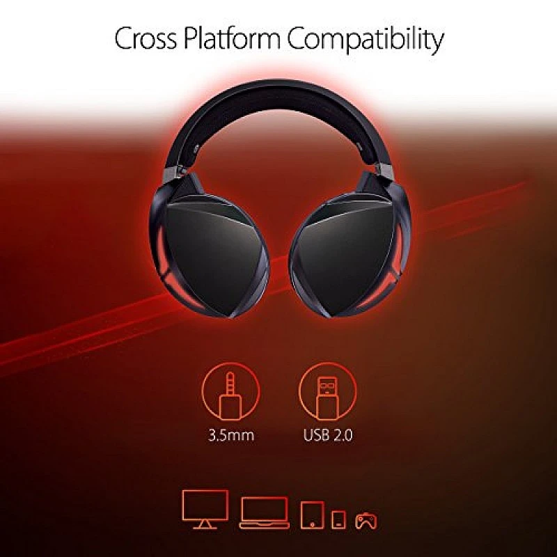 ASUS ROG Strix Fusion 300 Virtual 7.1 LED Gaming Headset with Microphone for PC/Mobile/Console ASUS ROG Strix Fusion 300 Virtual 7.1 LED Gaming Headset with Microphone for PC/Mobile/Console