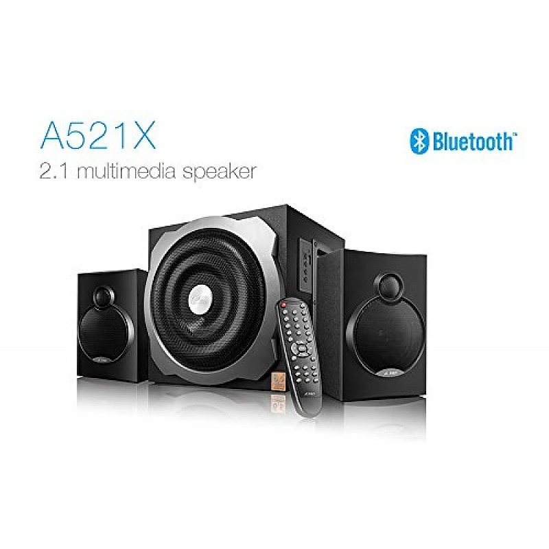 F&D A521X 2.1 Channel Multimedia Bluetooth Speakers (Black) F&D A521X 2.1 Channel Multimedia Bluetooth Speakers (Black)