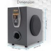 Zebronics BT6860RUCF 5.1 Bluetooth Speakers (Black)