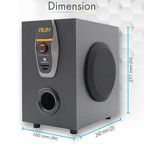 Zebronics BT6860RUCF 5.1 Bluetooth Speakers (Black)