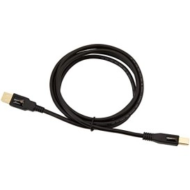 AmazonBasics USB 2.0 Cable - A-Male to B-Male for Personal Computer, Printer - 6 Feet (1.8 Meters)- Black AmazonBasics USB 2.0 Cable - A-Male to B-Male for Personal Computer, Printer - 6 Feet (1.8 Meters)- Black