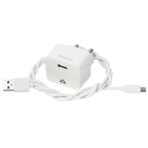 Stuffcool Charge it Kit 1A USB Wall Charger/Travel Charger Android Smartphones - White