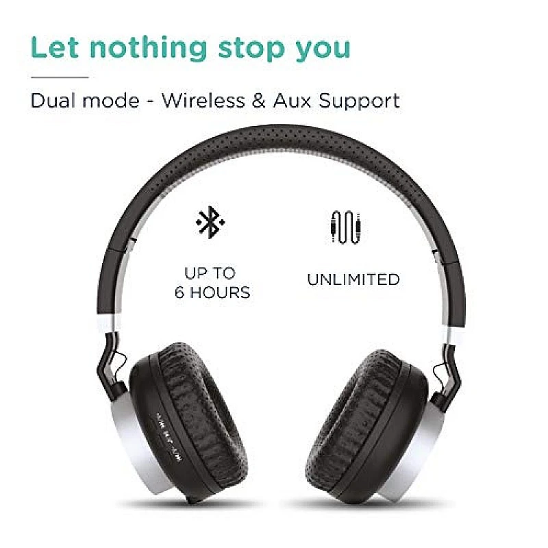 Pebble Elite – Over Ear Wireless Headset Bluetooth 4.0 HD Stereo Headphones Foldable with Mic 5-6-Hour Playtime Wired and Wireless Headphones Pebble Elite – Over Ear Wireless Headset Bluetooth 4.0 HD Stereo Headphones Foldable with Mic 5-6-Hour Playtime Wired and Wireless Headphones