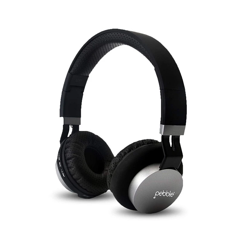 Pebble Elite – Over Ear Wireless Headset Bluetooth 4.0 HD Stereo Headphones Foldable with Mic 5-6-Hour Playtime Wired and Wireless Headphones Pebble Elite – Over Ear Wireless Headset Bluetooth 4.0 HD Stereo Headphones Foldable with Mic 5-6-Hour Playtime Wired and Wireless Headphones