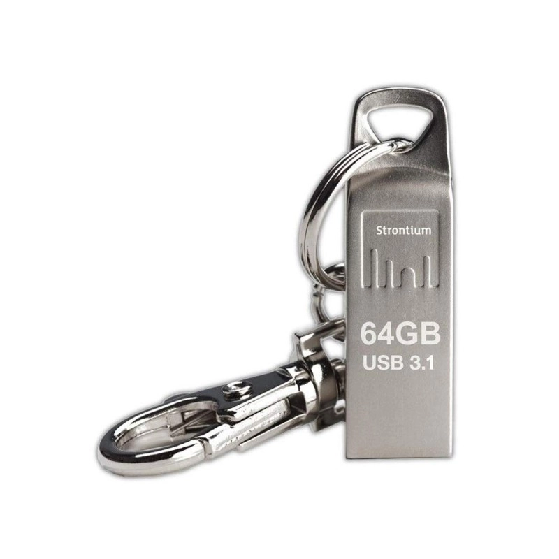 Strontium Ammo 3.1 64 GB USB Flash Drive (Silver) Strontium Ammo 3.1 64 GB USB Flash Drive (Silver)