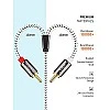 CableCreation 3.5mm to RCA Cable, Angle 3.5mm Male to 2RCA Male Auxiliary Stereo Audio Y Splitter Gold-Plated,1.6ft/0.5m CableCreation 3.5mm to RCA Cable, Angle 3.5mm Male to 2RCA Male Auxiliary Stereo Audio Y Splitter Gold-Plated,1.6ft/0.5m