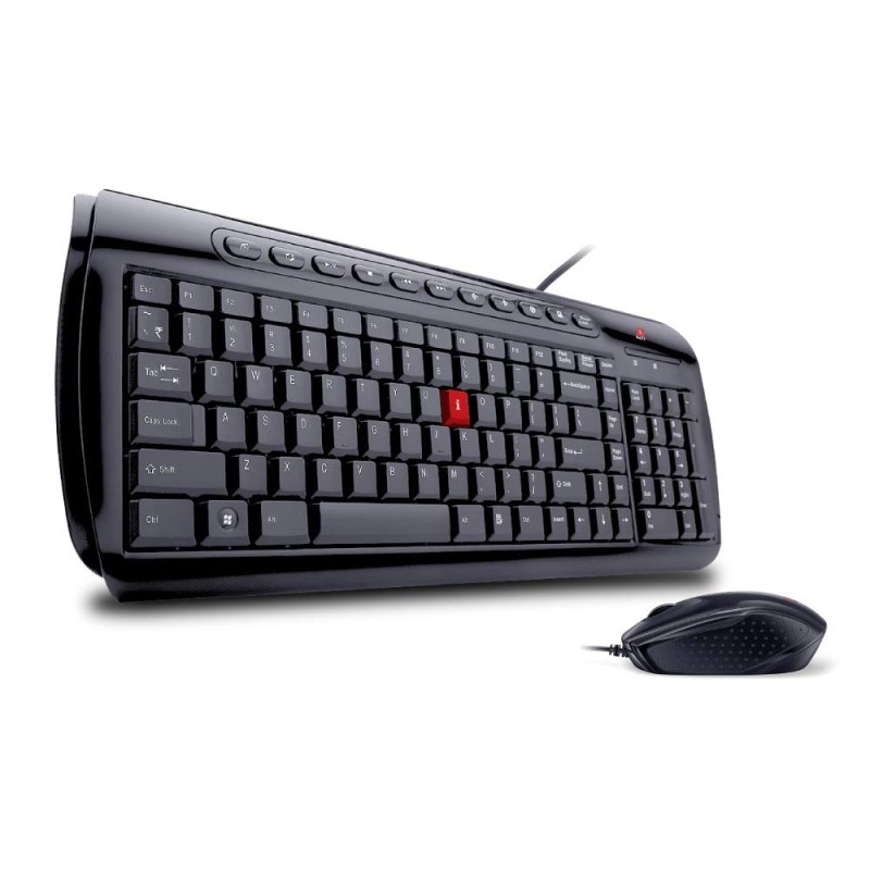 iBall Shiny MM V2.0 Style36 Wired Desktop USB Keyboard Mouse Combo (Black) iBall Shiny MM V2.0 Style36 Wired Desktop USB Keyboard Mouse Combo (Black)