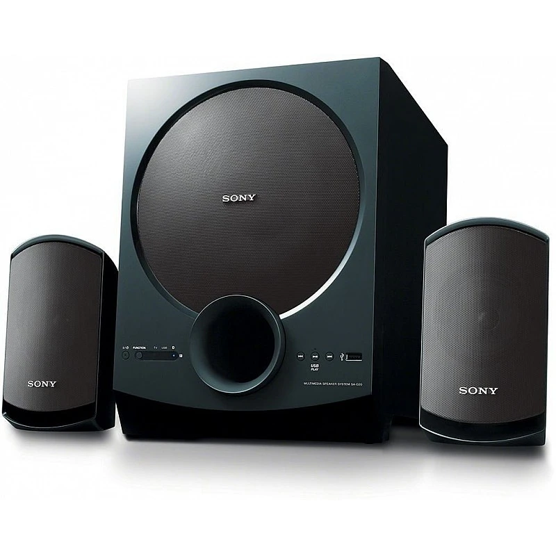 Sony SA-D20 C E12 2.1 Channel Multimedia Speaker System with Bluetooth Refurbished(Black) Sony SA-D20 C E12 2.1 Channel Multimedia Speaker System with Bluetooth Refurbished(Black)