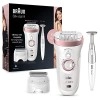 Braun Silk-epil 9-890 Epilator White pink Braun Silk-epil 9-890 Epilator White pink
