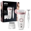 Braun Silk-epil 9-890 Epilator White pink Braun Silk-epil 9-890 Epilator White pink