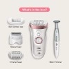 Braun Silk-epil 9-890 Epilator White pink Braun Silk-epil 9-890 Epilator White pink