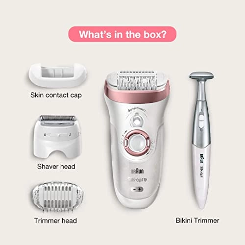 Braun Silk-epil 9-890 Epilator White pink Braun Silk-epil 9-890 Epilator White pink