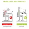Tizum Anodised Aluminium Laptop Stand with Steady Ergonomics (Black)