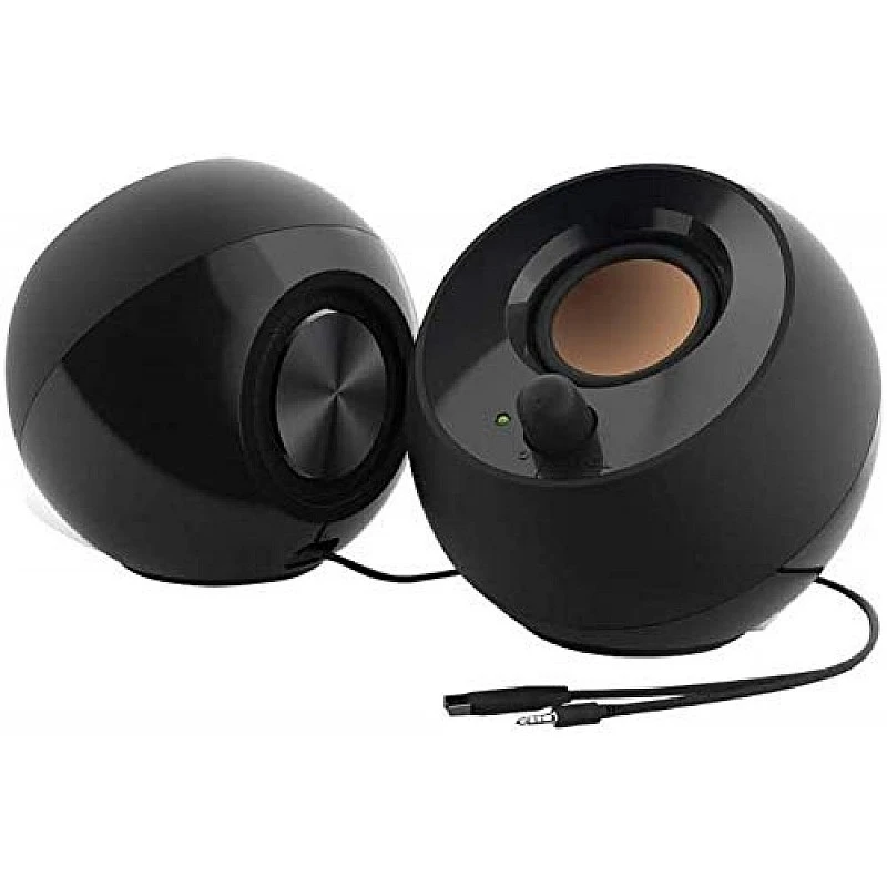 Creative pebble 2.0 usb-powered desktop speakers with far-field drivers and passive radiators for pcs and laptops black Creative pebble 2.0 usb-powered desktop speakers with far-field drivers and passive radiators for pcs and laptops black