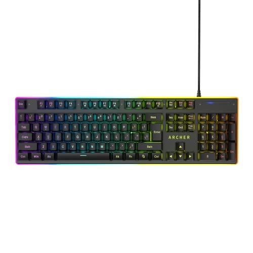 Archer Tech Lab Astra G100 Semi Mechanical Keyboard, Black Archer Tech Lab Astra G100 Semi Mechanical Keyboard, Black