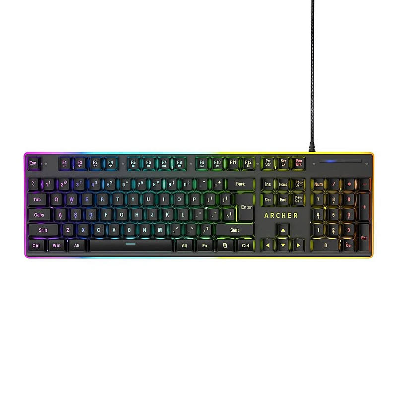 Archer Tech Lab Astra G100 Semi Mechanical Keyboard, Black Archer Tech Lab Astra G100 Semi Mechanical Keyboard, Black