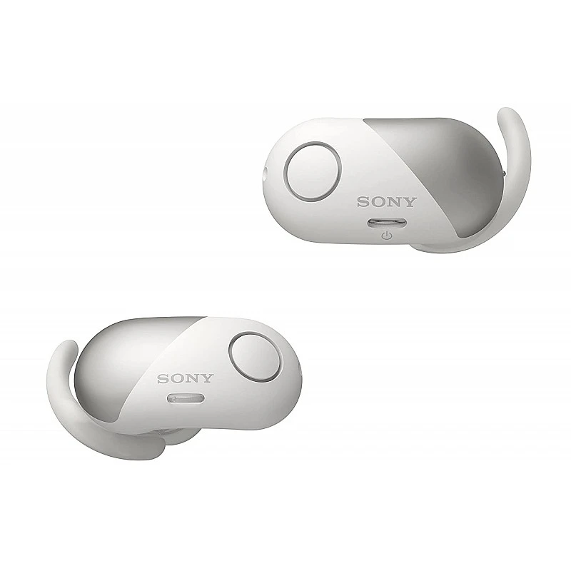 Sony WF-SP700N/W True Wireless Splash-Proof Noise-Cancelling Earbuds with Built-In Microphone White Sony WF-SP700N/W True Wireless Splash-Proof Noise-Cancelling Earbuds with Built-In Microphone White
