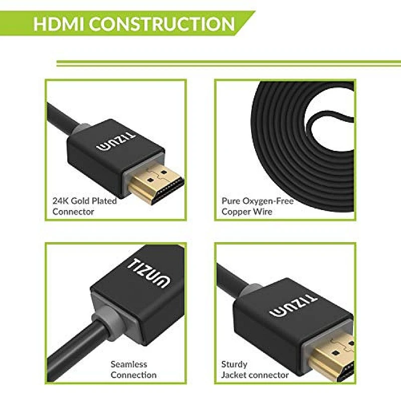 TIZUM Ultra 4K HDMI Cable (10M/33Ft) TIZUM Ultra 4K HDMI Cable (10M/33Ft)