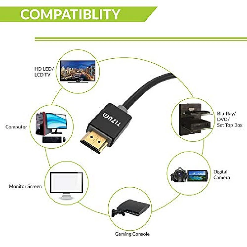 TIZUM Ultra 4K HDMI Cable (10M/33Ft) TIZUM Ultra 4K HDMI Cable (10M/33Ft)