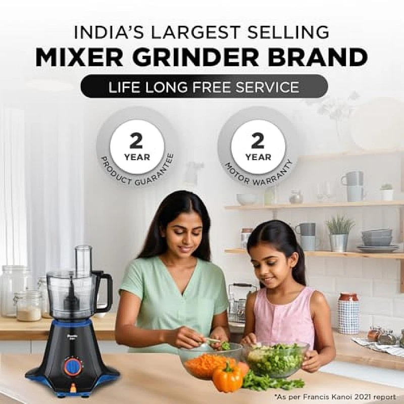 Preethi Zion MG-227 750 Watt Mixer Grinder Flexi lids, Vega Black Preethi Zion MG-227 750 Watt Mixer Grinder Flexi lids, Vega Black