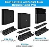 New World Vertical Stand with Cooling Fan Dual Charger Charging Dock for PS4 New World Vertical Stand with Cooling Fan Dual Charger Charging Dock for PS4