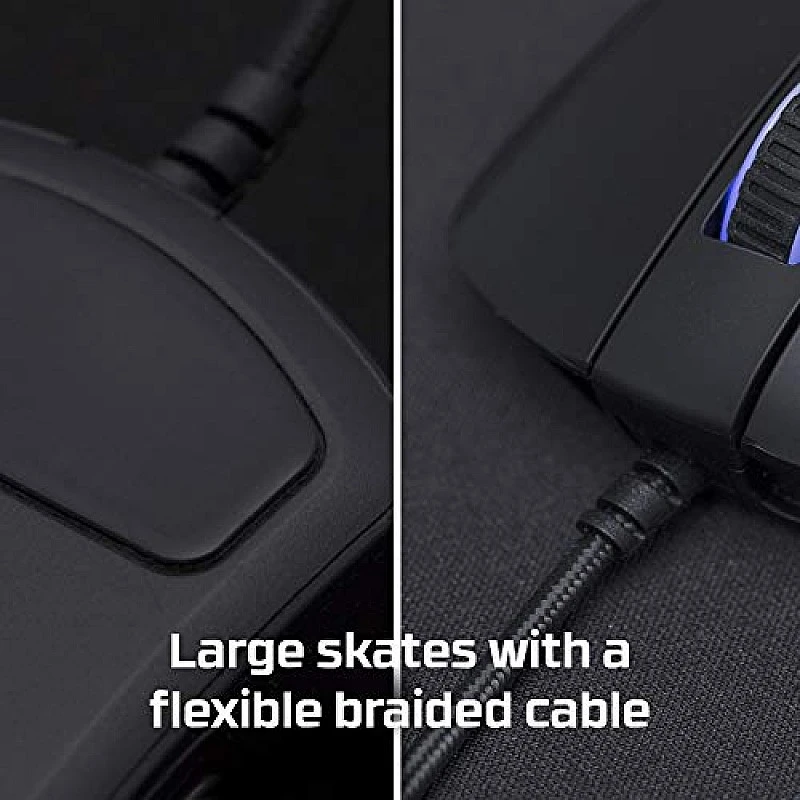 HyperX Pulsefire Surge RGB Wired Optical USB Gaming Mouse, Pixart 3389 Sensor up to 16000 DPI, Ergonomic, 6 Programmable Buttons - Black (HX-MC002B) HyperX Pulsefire Surge RGB Wired Optical USB Gaming Mouse, Pixart 3389 Sensor up to 16000 DPI, Ergonomic, 6 Programmable Buttons - Black (HX-MC002B)